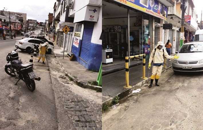 Camacã: Prefeitura realiza operação de higienização nas ruas
